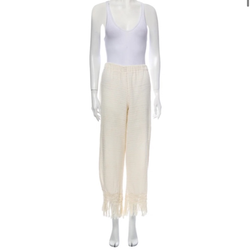 Jaline Resort Fringe Beach Pant Sz Small